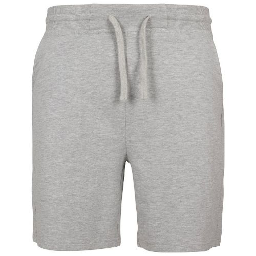 Build Your Brand Terry Shorts Heather Grey